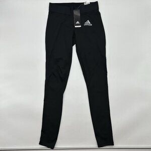Adidas Alphaskin Tights Women's Size Small Black Full Length Athletic Pants NWT